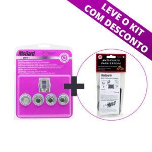 Antifurto para Rodas SU + Trava para Estepe Externo Changan UNIT-T